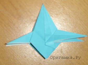 X-aripă de hârtie - figuri pliabile cu tehnici modulare origami cu fotografii pas-cu-pas