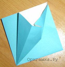 X-aripă de hârtie - figuri pliabile cu tehnici modulare origami cu fotografii pas-cu-pas