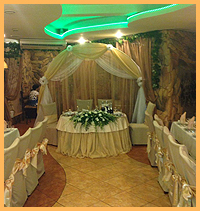 Sala pentru un banchet de nunta in Butovo