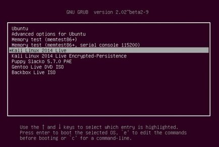 Запуск дистрибутивів linux відразу з жорсткого диска, через grub