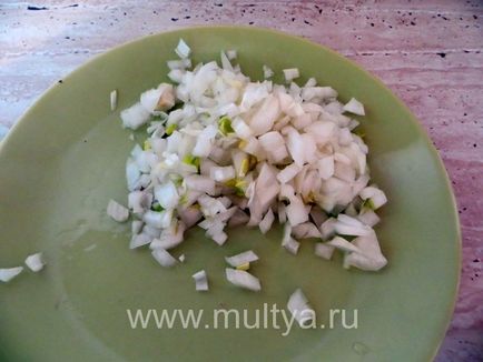 Julien a multivarka gombával és csirke (Julienne recept multivarka) Julien a multivarka gombával és csirke