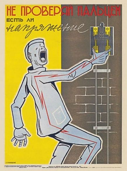 27 szovjet plakátok biztonsága és az elektromos munkahelyi biztonság (biztonság) 27 szovjet plakátok biztonsága és az elektromos biztonság érdekében a termelés