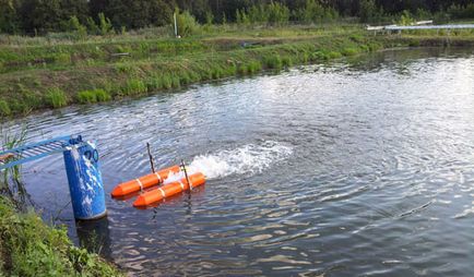 Аерація водойм для збагачення води киснем