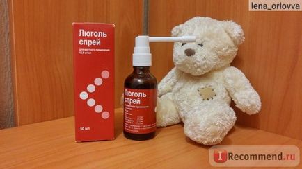 Antiseptic înseamnă spray cu lugol - 