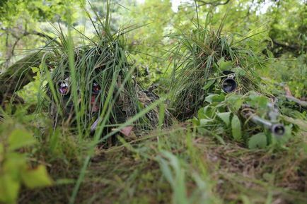 Tactica de bază a camuflării de lunetist, tactici de război