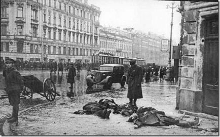 Leningrád ostroma - fájdalom és a halál, az egyik hölgy - egy magazin a nők