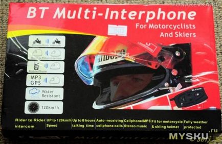 Radio Bluetooth pentru casca moto