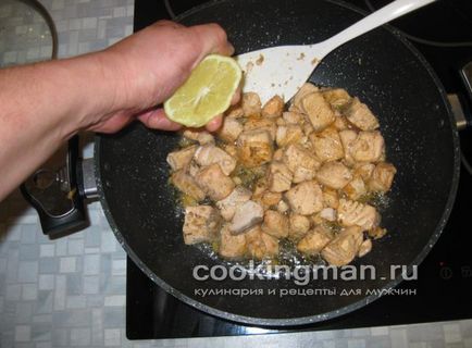 Caesar cu somon - gătit pentru bărbați