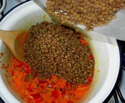 Lencse Paradicsom leves - egy lépésről lépésre recept fényképek (lencse) Lencse paradicsomleves - lépésről lépésre recept fotók
