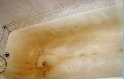 измиване чугун баня в дома (както е чист от страхливост)