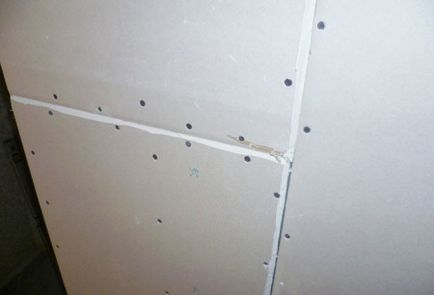 Чим закрити стики гіпсокартону на стелі - матеріали, опис робіт
