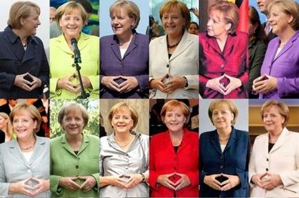 Mit csinál egy furcsa mozdulatot Angela Merkel