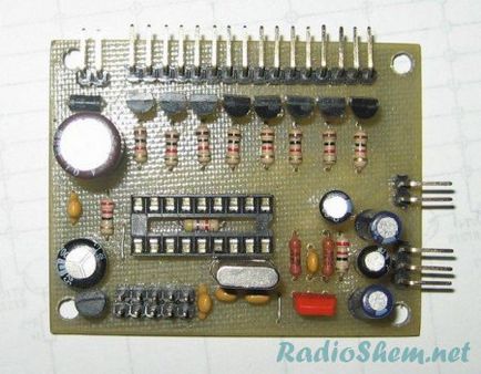 Muzică color și efecte luminoase automate asupra microcontrolerului pic16f628a - Laborator electronic