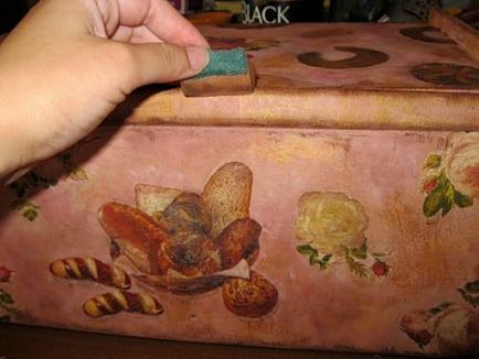 Díszítik a régi breadbox - Fair Masters - kézzel készített, kézzel készített
