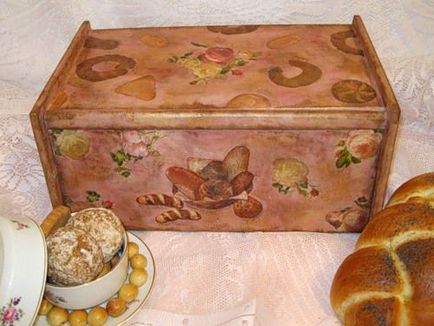 Díszítik a régi breadbox - Fair Masters - kézzel készített, kézzel készített