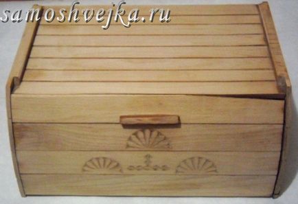 Decoupage régi breadbox - samoshveyka - site rajongóinak varró- és kézműves