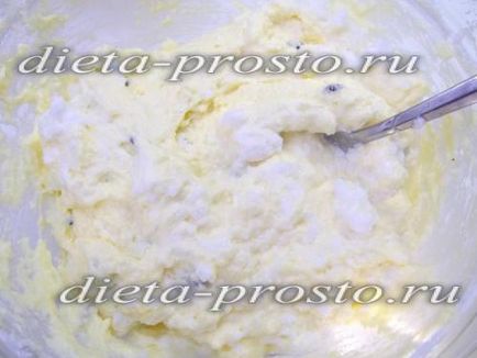 Pudding cu brânză dietetică, rețetă