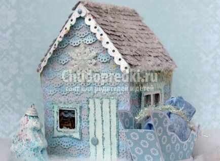 Будиночок Діда Мороза своїми руками покрокові майстер-класи з фото