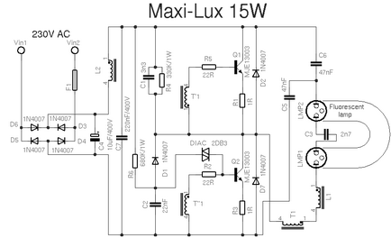 Lampa de economisire a energiei