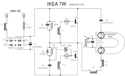 Lampa de economisire a energiei