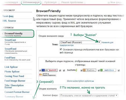 Formularul de abonament Feedburner pentru wordpress