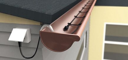 Cablu de încălzire pentru conducte de scurgere