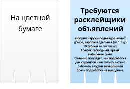 Як грамотно скласти оголошення для розклеювання