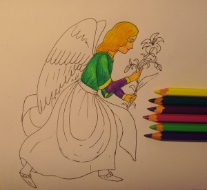 Як намалювати ангела, малюємо поетапно олівцем, мій малюк