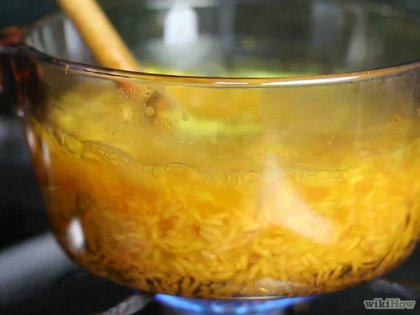 Cum să gătești orez galben