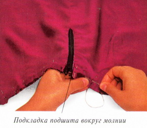 Cum de a coase o căptușeală la o fustă și pantaloni - o tăiere și de cusut