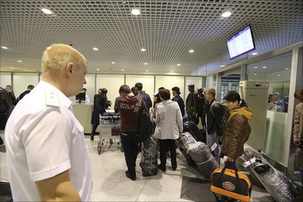 Cum functioneaza vama in Domodedovo - stiri in fotografii