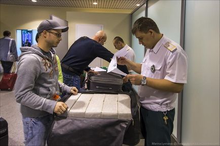 Cum functioneaza vama in Domodedovo - stiri in fotografii