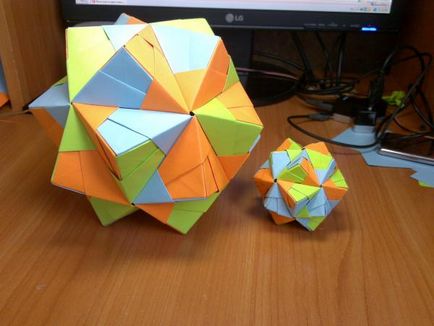 Cum se face un icosaedron (mare și mic), o enciclopedie de casă