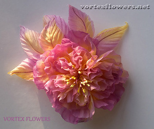 Cum sa luati o floare dintr-o tesatura sau piele, flori vortex
