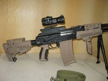 Carabiner saiga 410 în stilul lui Kalashnikov - forța armatei!