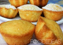 Cupcakes sűrített tejjel - főzés recept egy fotó