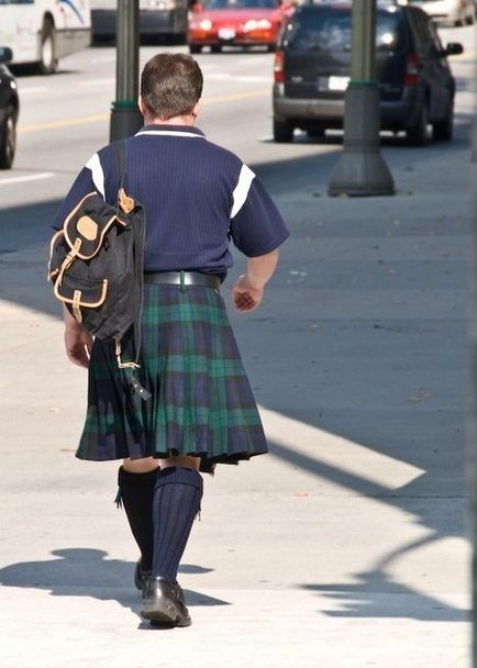 Kilts és a többi férfi szoknya - lenni vagy nem lenni))