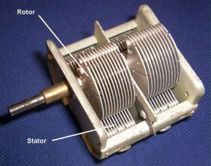 Condensatoare de capacitate variabilă, simple produse electronice simple realizate prin mâinile lor