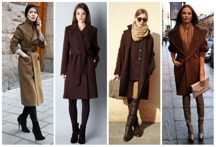 Коричневе пальто стильні образи, модарія блог про моду і стиль