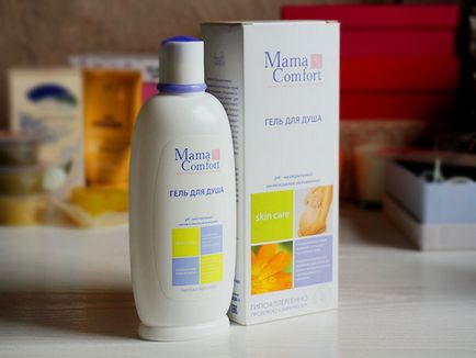 Cosmetica pentru femei gravide, ulei din vergeturi, gel de duș, mama confort, hipoalergenic, nastin