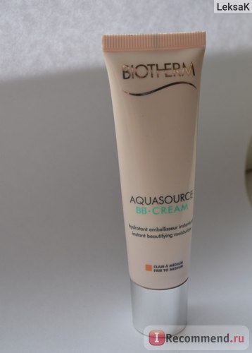 Крем для обличчя biotherm aquasource bb cream - «макіяж без макіяжу! Легко)) фото », відгуки покупців