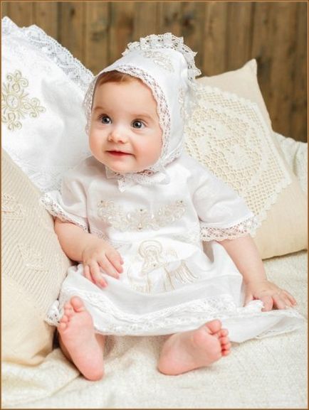 Хрестильне плаття для дівчинки (56 фото) до року, для новонароджених, 3 роки, в'язане, довге, з