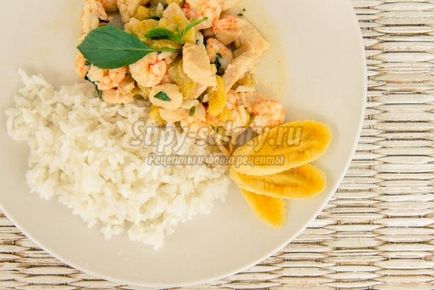 Csirke garnéla (csirke garnélarák recept) Csirke rákkal