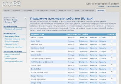 Курс молодого адміністратора phpbb3 - офіційна російська підтримка форуму phpbb3