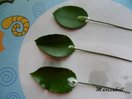 Frunze de porțelan trandafir - modelare - catalogul articolelor