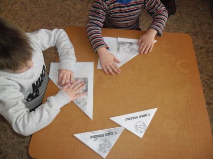 Майстер-клас «фронтовий, заповітний трикутник» для дітей старшого дошкільного віку