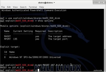 Metasploit hacking calculatorul altcuiva