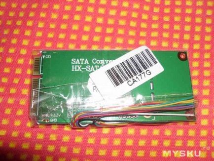 Mini pci-e pci express to sata ssd usb diy adapter (green)