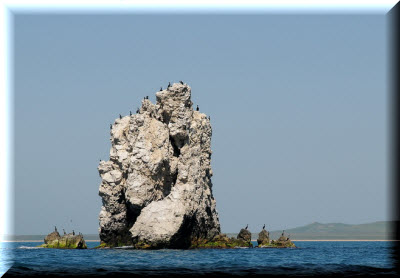 Capul otpusului (rezervația Opuk) din faleza Crimeei, fotografie, pe hartă, descriere