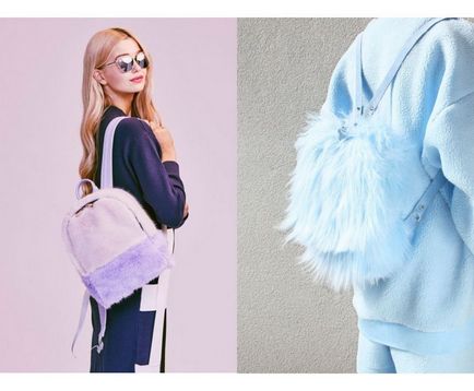 Fashion trend - táskák és hátizsákok prémes! Sok fotó! (Táskák) Fashion trend - táskák és hátizsákok prémes! Sok fotó!